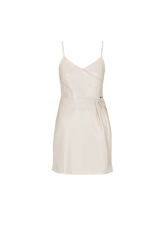 Світло-бежева кежуал сукня Armani Exchange однотонна