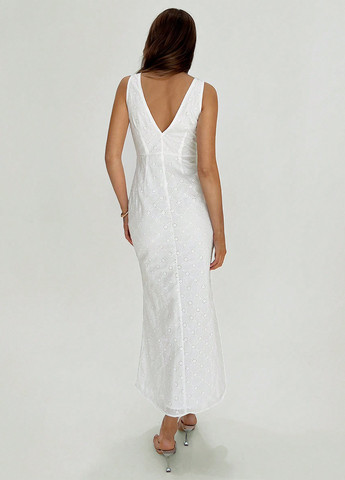 Білий кежуал сукня годе SHEIN однотонна