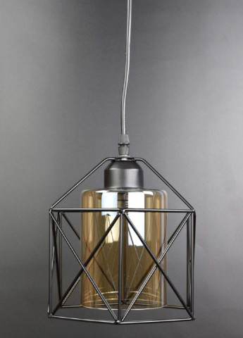 Люстра потолочная подвесная в стиле LOFT (лофт) 11770/1-br Черный 25х16х19 см. Handmade (234538238)