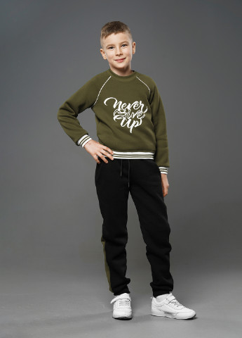 Sinthia свитшот надпись хаки casual надпись хаки кэжуал