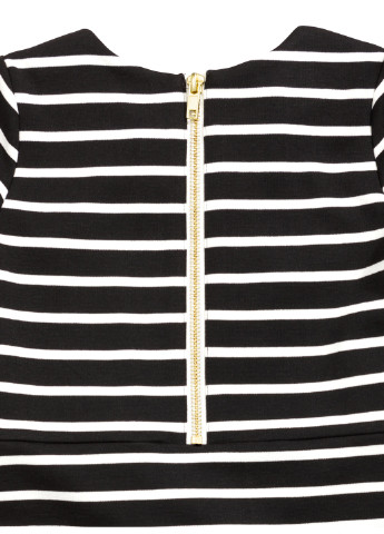 Чорно-біла сукня H&M (152313502)