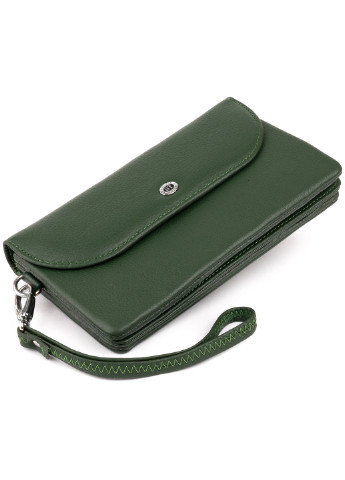 Женский кожаный кошелек-клатч 19х9,5х2,5 см st leather (229458910)