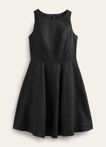 Чорна кежуал сукня кльош Boden однотонна