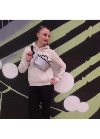 Жіноча сумка на пояс (бананка) 22х12х4 см Sambag (210475668)