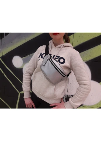 Жіноча сумка на пояс (бананка) 22х12х4 см Sambag (210475668)