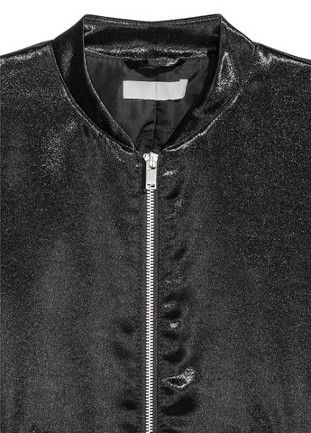 Черная демисезонная куртка H&M