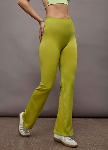 Салатовые демисезонные леггинсы SHEIN