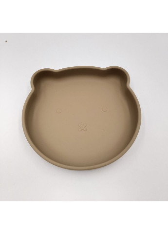 Дитячий набір посуду 6434 2 предмети коричневий No Brand (253625120)