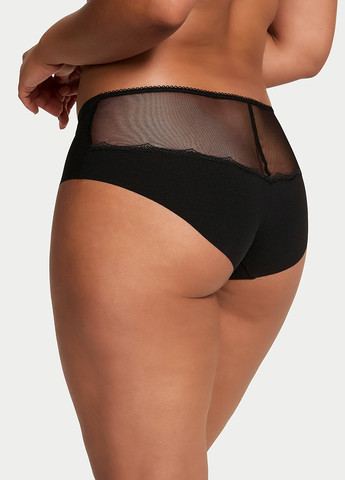 Черный демисезонный комплект (бюстгальтер, трусики) Victoria's Secret