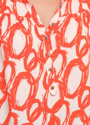 Оранжевая демисезонная блуза Eva Fashion