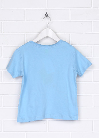 Блакитна літня футболка Rabbit Skins