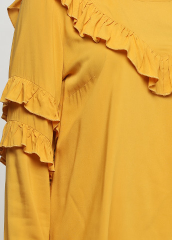 Желтая демисезонная блуза BRANDTEX COPENHAGEN