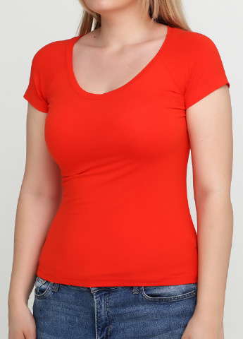 Червона літня футболка Rolada
