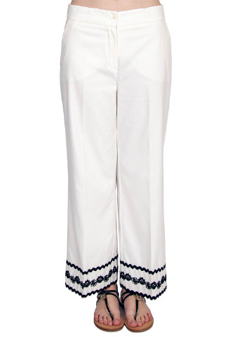 Белые летние брюки BEATRICE