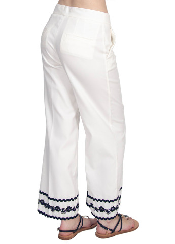 Белые летние брюки BEATRICE