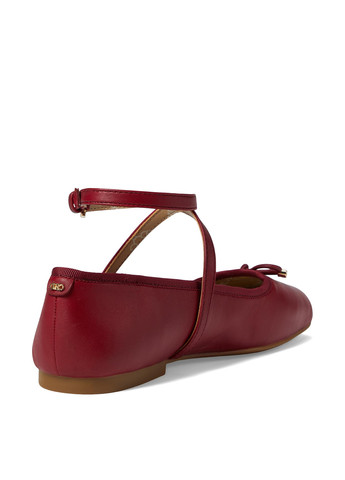 Жіночі балетки Michael Kors | бордові однотонні бант натуральна шкіра (336567082)