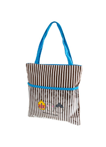 Женская пляжная тканевая сумка 32х34х2 см Valiria Fashion (252130425)