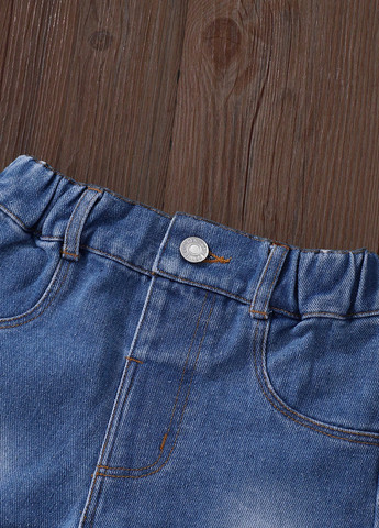 Кремовый летний комплект (футболка, шорты) SHEIN