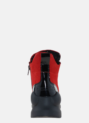 Зимние ботинки rачик5z красный Vikttorio из натуральной замши