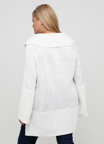 Белый демисезонный свитер Sheego