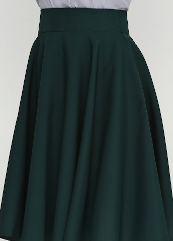 Темно-зеленая кэжуал однотонная юбка ANVI миди