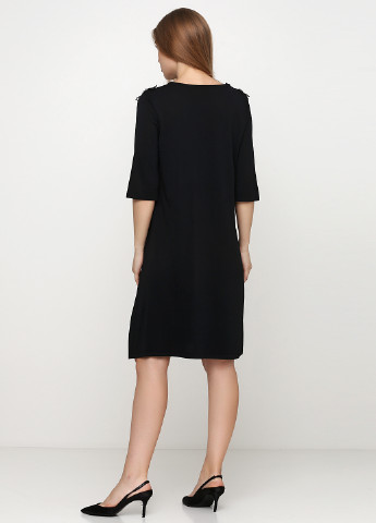 Чорна кежуал сукня а-силует Beauty Women однотонна