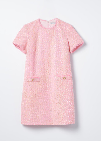 Розовое кэжуал платье Mohito однотонное
