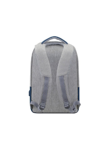 Рюкзак для ноутбука 15.6" 7562 Anti-theft, water-repellent, Grey / Dark Blue (7562Grey/DarkBlue) RIVACASE (251881159)