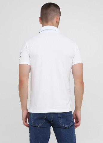 Белая футболка-поло для мужчин Only Man однотонная