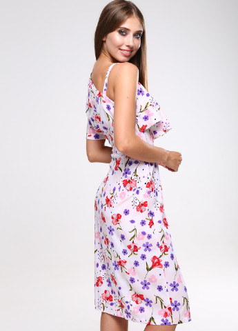 Розовое кэжуал платье Lavana Fashion