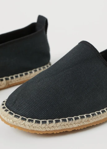 чорні эспадильи H&M однотонний (252628922)