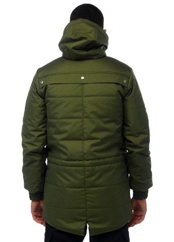 Зеленая зимняя куртка Ястребь