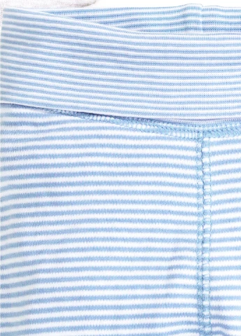 H&M повзунки смужка блакитний домашній трикотаж, бавовна виробництво - Бангладеш