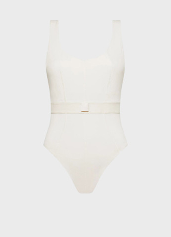 Світло-бежевий літній купальник суцільний Calvin Klein