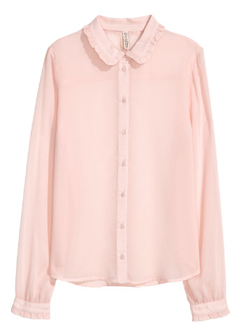 Светло-розовая блуза ERDEM x H&M