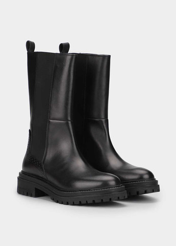 Черные осенние полусапоги Geox