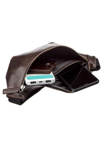 Чоловіча шкіряна сумка 22х13х7 см Grande Pelle (252126962)