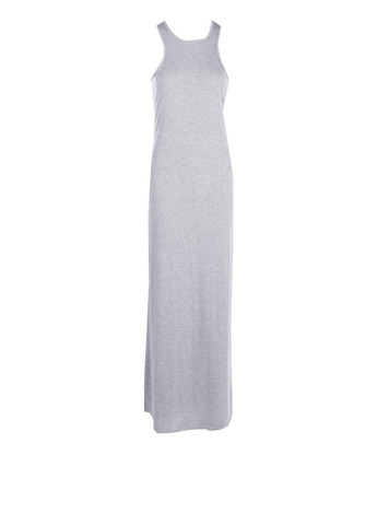 Сіра кежуал сукня силуетна, сукня-майка Boohoo однотонна