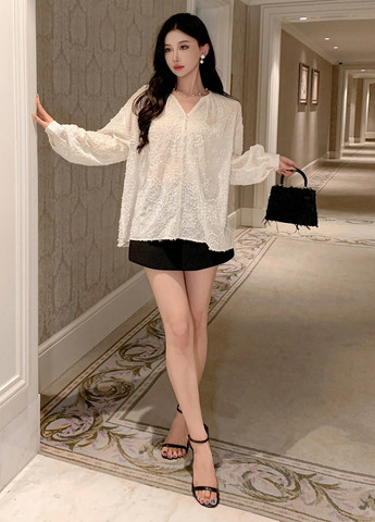 Айвори блуза SHEIN