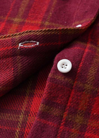 Красная кэжуал рубашка в клетку SHEIN