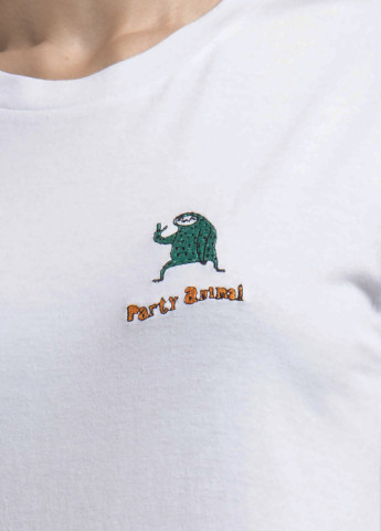 Белая футболка с вышивкой Ko Samui - (250382489)