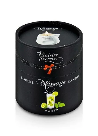 Массажная свеча с ароматом мохито 80 мл Plaisirs Secrets (252010187)
