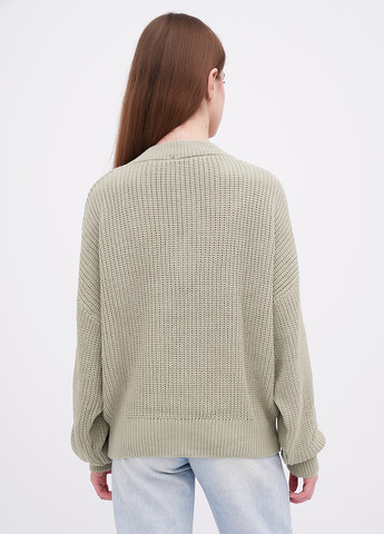 Оливковый зимний пуловер пуловер EQUILIBRI