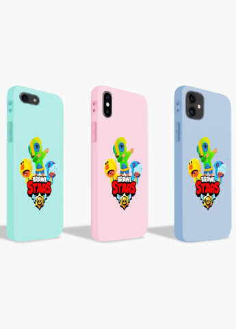 Чехол силиконовый Apple Iphone Xs Леон Бравл Старс (Leon Brawl Stars) (8938-1703) MobiPrint (219507656)