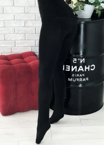 Колготы женские на флисе черные размер 48-50 Ира (227172453)