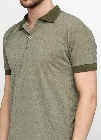 Оливковая футболка-поло для мужчин Chiarotex меланжевая