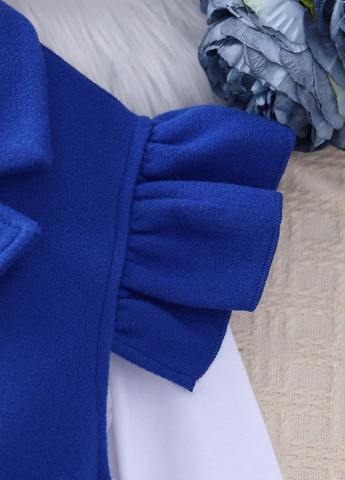 Індиго демісезонний комплект (футболка, пальто) SHEIN