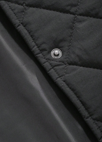 Чорний зимній комплект (жилет, куртка) SHEIN