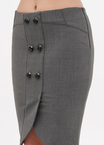 Серая кэжуал, офисная меланж юбка Betty Blu карандаш