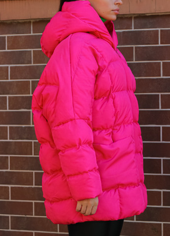 Рожева демісезонна куртка жіноча помаранчева Avrile